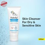 Buy Fixderma Fidelia Gentle Skin Cleanser | Face Wash for Women | Body Wash for Men | Face & Body Wash for Dry & Sensitive Skin | Soap Free Face & Body Wash - 100 ml - Purplle