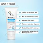 Buy Fixderma Fidelia Gentle Skin Cleanser | Face Wash for Women | Body Wash for Men | Face & Body Wash for Dry & Sensitive Skin | Soap Free Face & Body Wash - 100 ml - Purplle