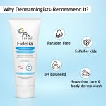 Buy Fixderma Fidelia Gentle Skin Cleanser | Face Wash for Women | Body Wash for Men | Face & Body Wash for Dry & Sensitive Skin | Soap Free Face & Body Wash - 100 ml - Purplle