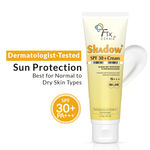 Buy Fixderma Shadow Sunscreen SPF 30+ Cream | Sunscreen for Dry Skin | Sun Screen Protector SPF 30 | Sunscreen for Body & Face | Broad Spectrum Sunscreen for UVA & UVB Protection | Sunscreen for Women & Men | Non Greasy & Water Resistant - 75 gm - Purplle