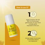 Buy Fixderma Shadow SPF 50 Roll On, Sunscreen SPF 50 for Face | Sun Screen Protector SPF 50 | Sunscreen for UVA & UVB Protection | Sunscreen for Women & Men - 30 gm - Purplle