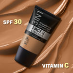 Buy FACES CANADA All Day Hydra Matte Foundation - Mini | 3-in-1 Foundation + Moisturizer + SPF 30 | 24 HR Aloe Hydration & Vitamin C | 10HR Long Wear | Medium to High Buildable Coverage | Warm Sand | 18 ml - Purplle