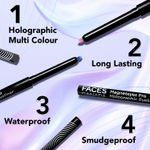 Buy FACES CANADA Magneteyes Pro Holographic Eyeliner - Purple Rain 03, 0.25 gm | Multichrome / Duochrome Eyeliner | Metallic & Shimmer Finish | Longlasting | Waterproof & Smudgeproof - Purplle