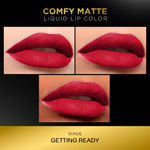 Buy FACES CANADA Comfy Matte Liquid Lipstick - Getting Ready 02, 3.8 ml | Comfortable 10HR Longstay | Intense Matte Color | Almond Oil & Vitamin E Infused | Super Smooth | No Dryness | No Alcohol - Purplle