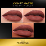 Buy FACES CANADA Comfy Matte Liquid Lipstick - For The Win 08, 3.8 ml | Comfortable 10HR Longstay | Intense Matte Color | Almond Oil & Vitamin E Infused | Super Smooth | No Dryness | No Alcohol - Purplle