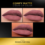 Buy FACES CANADA Comfy Matte Liquid Lipstick - Roses For You 26, 3.8 ml | Comfortable 10HR Longstay | Intense Matte Color | Almond Oil & Vitamin E Infused | Super Smooth | No Dryness | No Alcohol - Purplle
