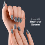 Buy FACES CANADA Ultime Pro Splash Luxe Nail Enamel - Thunderstorm (L38), 12ml | Glossy Finish | Quick Drying | Long Lasting | High Shine | Chip Defiant | Even-Finish | Vegan | Non-Toxic | Ethanol-Free - Purplle
