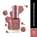 Buy FACES CANADA Ultime Pro Splash Luxe Nail Enamel - Rose Dusk (L43), 12ml | Glossy Finish | Quick Drying | Long Lasting | High Shine | Chip Defiant | Even-Finish | Vegan | Non-Toxic | Ethanol-Free - Purplle