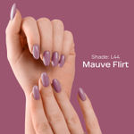Buy FACES CANADA Ultime Pro Splash Luxe Nail Enamel - Mauve Flirt (L44), 12ml | Glossy Finish | Quick Drying | Long Lasting | High Shine | Chip Defiant | Even-Finish | Vegan | Non-Toxic | Ethanol-Free - Purplle