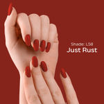 Buy FACES CANADA Ultime Pro Splash Luxe Nail Enamel - Just Rust (L58), 12ml | Glossy Finish | Quick Drying | Long Lasting | High Shine | Chip Defiant | Even-Finish | Vegan | Non-Toxic | Ethanol-Free - Purplle