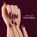 Buy FACES CANADA Ultime Pro Splash Luxe Nail Enamel - Fine Wine (L60), 12ml | Glossy Finish | Quick Drying | Long Lasting | High Shine | Chip Defiant | Even-Finish | Vegan | Non-Toxic | Ethanol-Free - Purplle