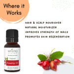 Buy Mystiq Living Originals - Rosehip Oil | 100% Pure, Cold Pressed | For Face, Nails, Hair and Skin | Anti Aging, Fine Lines, Acne Scars and Anti Pigmentation - 15 ML - Purplle