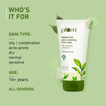 Buy Plum Green Tea Pore Cleansing Face Wash For Oily Skin | With Glycolic Acid | Fights Acne, Controls Excess Oil | Removes Dead Skin Cells | Gentle & Non-Drying | Women & Men | 100% Vegan | 150 ml - Purplle