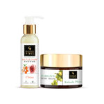 Buy Good Vibes De-Tan & Radiance Duo | Ubtan De Tan Glow Face Wash (120 ml) | Kakadu Plum Radiance Night Cream (50 gm) - Purplle