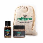 Buy MCaffeine Naked & Raw Coffee Body Scrub & Body Polishing Oil 15 ml+15g - Purplle