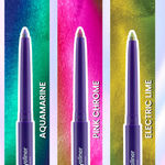 Buy NY Bae Chrome Eyes Duo | Holographic Eyeliner - Aquamarine 01 (0.25 gm) | The Big Apple Of My Eyes Kohl (0.30 gm)| Black Kajal | Waterproof | Multi-Chrome Liner | Smudgeproof | Smooth & Pigmented | Eye Makeup - Purplle