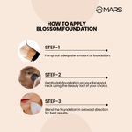 Buy MARS Blossom Soft Matte Foundation | Blendable and Buildable | Flawless Base Foundation for Face Makeup (30 ml) (02-IVORY) - Purplle