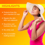 Buy Muloha Natural Peptide Ceramide Sunscreen Spf 50+ PA++++ 50 gm - Purplle