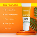Buy Muloha Natural Peptide Ceramide Sunscreen Spf 50+ PA++++ 50 gm - Purplle