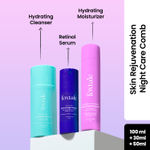 Buy Foxtale Skin Rejuvenation Night Care Combo: Hydrating Cleanser (100 ml) + Night Serum (30 ml) + Ceramide Moisturizer (50 ml) - Purplle