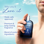 Buy Mamaearth Into the Waves Eau De Parfum For Men - 100 ml | Made Safe Approved | Premium & Long-Lasting Fragrance | Blend of Exotic Ingredients | Perfume with Bergamot, Aquatic & Musk Notes | Fresh Scent for Men - Purplle