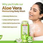 Buy Mamaearth Aloe Vera Moisturizing Body Wash with Aloe Vera & Calming Jasmine Scent For Soft & Soothed Skin - 275 ml | Intensely Moisturizes | Long Lasting Fragrance | Deeply Cleanses | Gentle | All Skin Types - Purplle