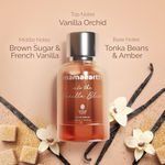 Buy Mamaearth Into the Vanilla Bliss Eau De Parfum For Women - 100 ml | Made Safe Approved Premium & Long-Lasting Fragrance Blend of Exotic Ingredients Perfume with Vanilla Orchids, French Vanilla, Amber & Tonka Beans Notes Vanilla Scent for Women - Purplle