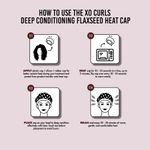 Buy Xo Curls Deep conditioning microwavable cap with Flax Seeds 1 Pc - Purplle