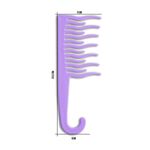 Buy Xo Curls Shower Detangling Comb - Lavender 1 Pc - Purplle
