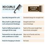 Buy Xo Curls Shower Detangling Comb - Lavender 1 Pc - Purplle