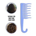 Buy Xo Curls Shower Detangling Comb - Blue 1 Pc - Purplle