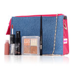 Buy Swiss Beauty Easy-To-Do Makeup Kit With Denim Pouch 25 gm - Purplle