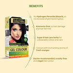Buy INDUS VALLEY Damage Free Natural Gel Hair Colour for Women | Ammonia & PPD Free Organic Hair Colour with 100% Grey Coverage, Long Lasting Hair Color Trial Pack | Black 65 ml - Purplle