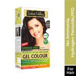 Buy INDUS VALLEY Damage Free Natural Gel Hair Colour for Women | Ammonia & PPD Free Organic Hair Colour with 100% Grey Coverage, Long Lasting Hair Color Trial Pack | Dark Brown 65 ml - Purplle