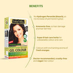 Buy INDUS VALLEY Damage Free Natural Gel Hair Colour for Women | Ammonia & PPD Free Organic Hair Colour with 100% Grey Coverage, Long Lasting Hair Color Trial Pack | Dark Brown 65 ml - Purplle
