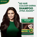 Buy Streax Insta Shampoo Hair Colour for Women and Men, Dark Brown - Pack of 5 - Purplle