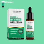 Buy Dr. Sheth's Ceramide & 15% Vitamin C Ampoule Serum | Advanced Formula | 99% Pure Grade Vitamin C | Bright & Glowing Skin | Barrier Repair |Reduces Dark Spots | Men & Women | All Skin Types | 30 ml - Purplle