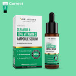 Buy Dr. Sheth's Non-Irritating Ceramide & 10% Vitamin C Ampoule Serum | Brightening Serum| Barrier Repair| |For Beginners| 99% Pure Grade Vitamin C| All Skin Types| 30 ml - Purplle
