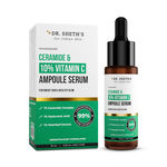 Buy Dr. Sheth's Non-Irritating Ceramide & 10% Vitamin C Ampoule Serum | Brightening Serum| Barrier Repair| |For Beginners| 99% Pure Grade Vitamin C| All Skin Types| 30 ml - Purplle
