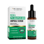Buy Dr. Sheth's Neem & 2% Salicylic Acid Ampoule Serum | Highly Effective | 99% Pure Grade Salicylic Acid | For Acne, Blackheads & Open Pores | Reduces Excess Oil | For Men & Women |For All Skin Types|30 ml - Purplle