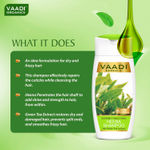 Buy Vaadi Herbals Superbly Smoothing Heena Shampoo with Green Tea Extracts (110 ml) - Purplle