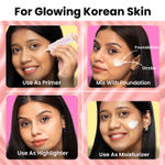 Buy NY Bae PRO Strobe Cream - Pink Topaz (12 gm) | Primer + Highlighter + Moisturizer | Dewy Makeup | Glowing Korean Skin | Best Suited For Normal To Dry Skin - Purplle