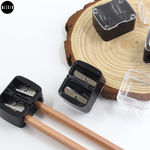 Buy MeSkin Dual Hole Sharpener Black - ( Assorted Color, Pack of 1) - Purplle