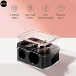 Buy MeSkin Dual Hole Sharpener Black - ( Assorted Color, Pack of 1) - Purplle