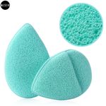 Buy MeSkin Facial Cleansing Sponges - Drop Shape Puff (Assorted Colors, Pack of 1) - Purplle
