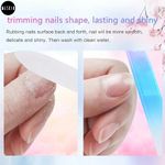 Buy MeSkin Premium Crystal Glass Nail File - Double-Sided Etched Design for Gentle, Professional Nail Care - Essential Manicure Tool for Natural Nails (Assorted Color, Pack of 1) - Purplle