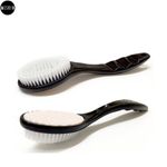 Buy MeSkin 2-in-1 Paddle Brush with Foot Scrubber and Handle, Including Pumice Stone (Assorted Color, Pack of 1) - Purplle