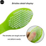 Buy MeSkin 2-in-1 Paddle Brush with Foot Scrubber and Handle, Including Pumice Stone (Assorted Color, Pack of 1) - Purplle
