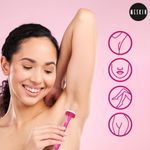 Buy Meskin Reusable Mini Bikini Razor for Woman Pack of 3 (Assorted Colors) 15gm - Purplle