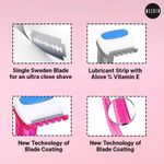Buy Meskin Reusable Mini Bikini Razor for Woman Pack of 3 (Assorted Colors) 15gm - Purplle
